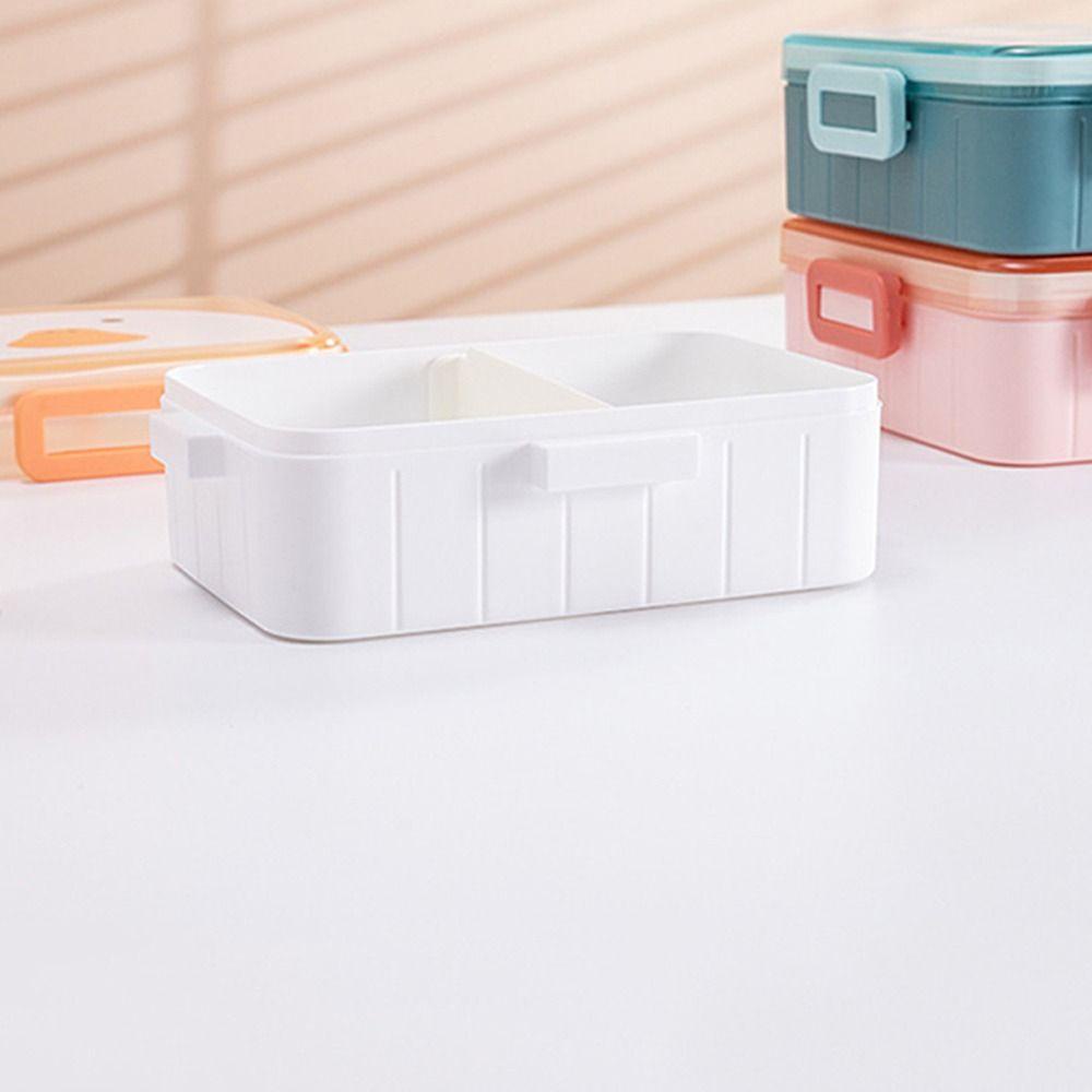 R-FLOWER Bento Box Portable Kotak Makan Plastik Anti Bocor