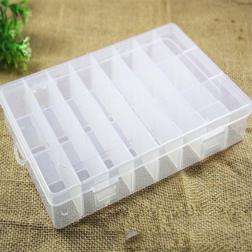 R-FLOWER Kotak Perhiasan High quality Jewelry Storage Persegi Panjang Plastik