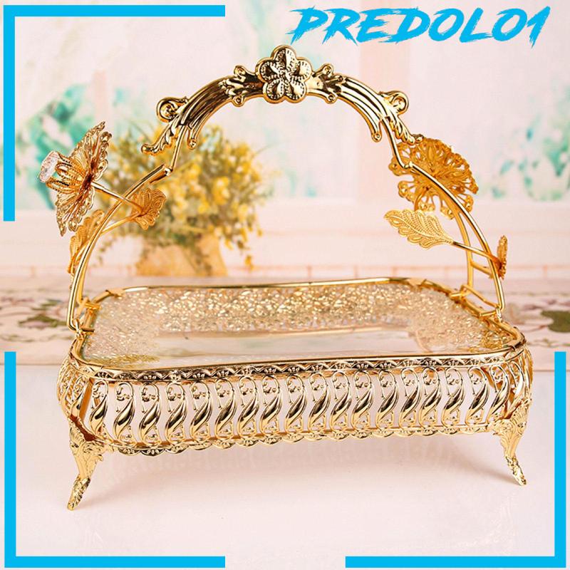 [Predolo1] Keranjang Buah Makanan Ringan Display Basket Dessert Tray Gaya Eropa Untuk Restoran