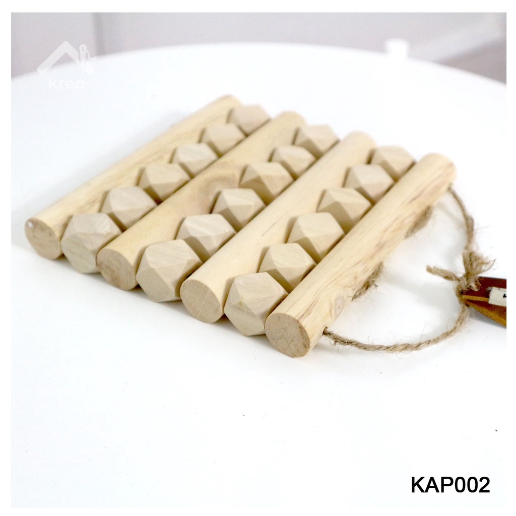 WOOD COASTER / TATAKAN KAYU AESTHETIC KAP002