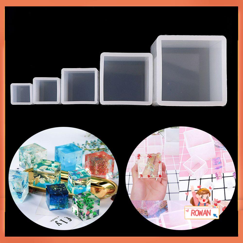 R-flower Resin Mold Transparan UV Epoxy Kristal Alat Membuat Perhiasan