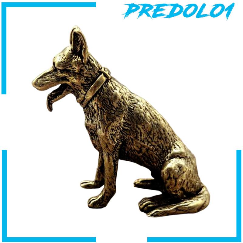 [Predolo1] Patung Anjing Kuningan Feng Shui Koleksi Patung Kuningan Anjing Untuk Dekorasi