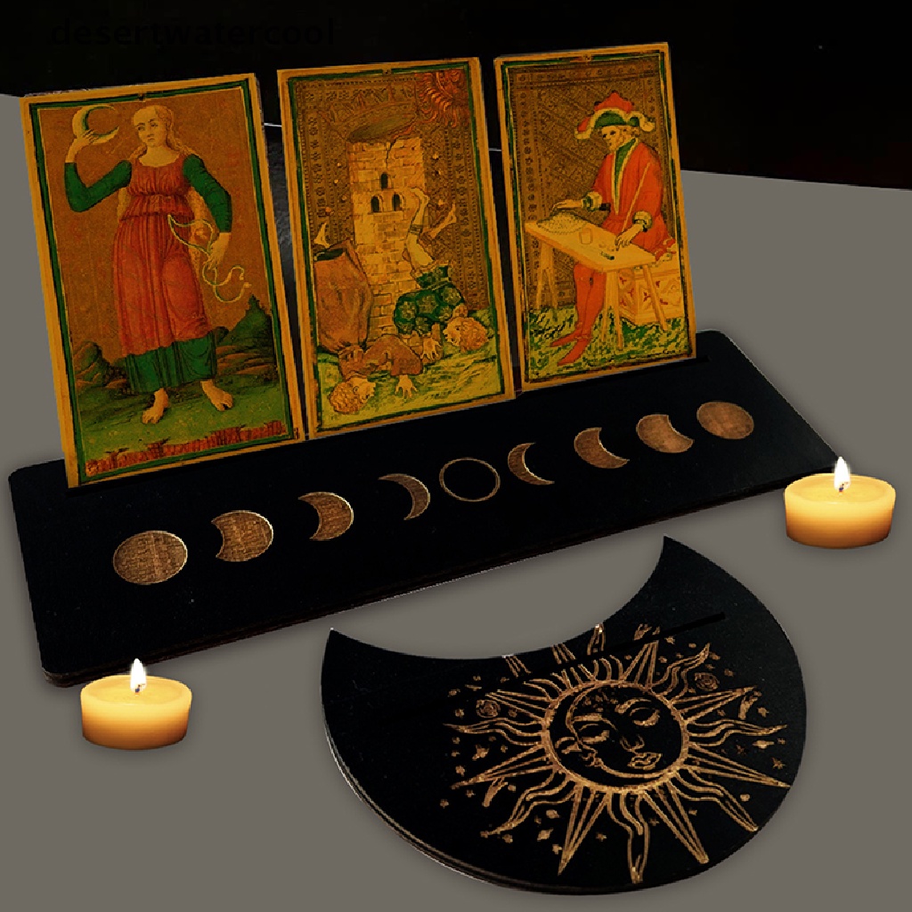 Deid2/4pcs Stand Kartu Tarot Untuk Alat Ramalan Penyihir Display Holder Altar Martijn