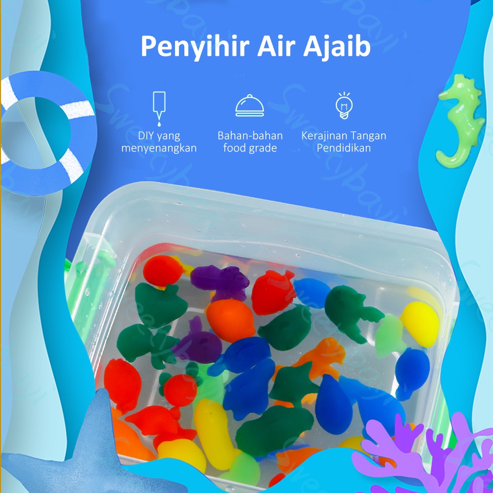 SweetyBayi Magical waterscape water jelly kreatifitas anak edukasi magical waterscape refill