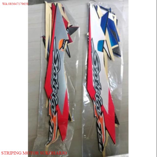 (ORI) Striping-lis-sticker satria fu thailand 2004-2005 KUALITAS ORIGINAL MURAH