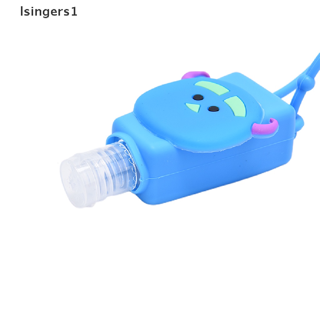 [lsingers1] Lucu Bunga Hewan Silikon Mandi Shower Hand Sanitizer Botol Holder Portable Butik