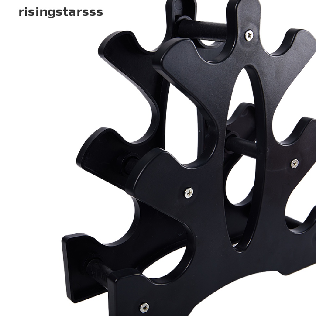 Rsid Span-new 3-Tier Dumbbell Storage Rack Stand Rumah Kantor Gym Dumbbell Weight Rack Jelly
