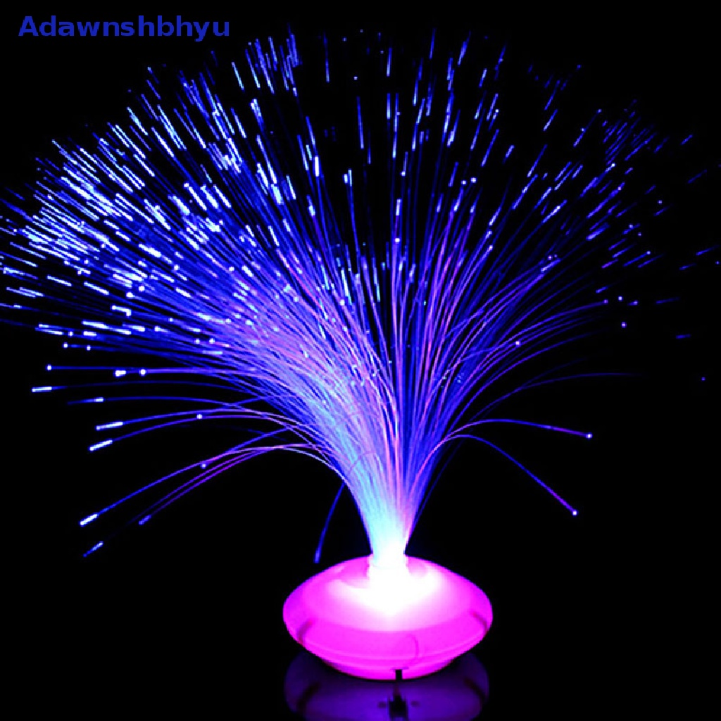 Adhyu Color Changing LED Fiber Optic Night Light Lamp Stand Home Decor Colorful ID