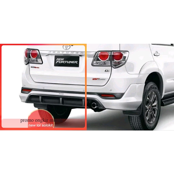 Sparepart Mobil Aksesoris Eksterior Mobil Bodykit Fortuner Trd 2014 Belakang Saja  Kuat-Ringan-Lentu