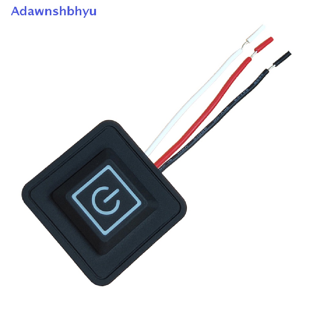 Adhyu 5V-15V 3gear Temp Control Tahan Air Heag Switch Baju Tombol Silikon ID