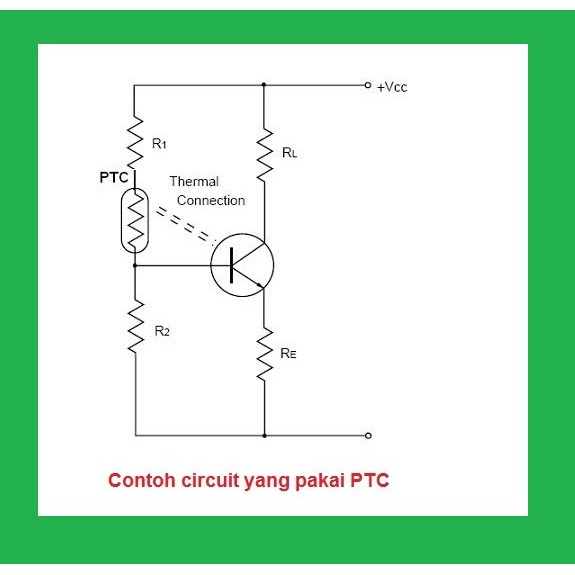 PTC Thermistor antara 2.4K - 3.6K untuk speed fan kontgroler