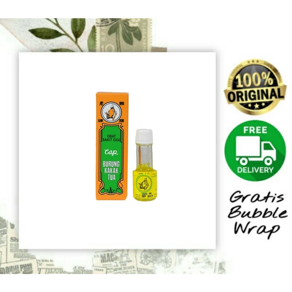 Obat Gigi cap Kakak Tua / Obat Sakit Gigi Oles / Obat Sakit Gigi cap kakak tua