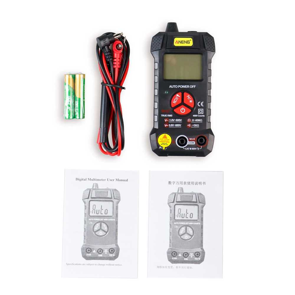 (BISA COD) FTIHSHP ANENG Digital Multimeter True RMS Voltage Tester - M167