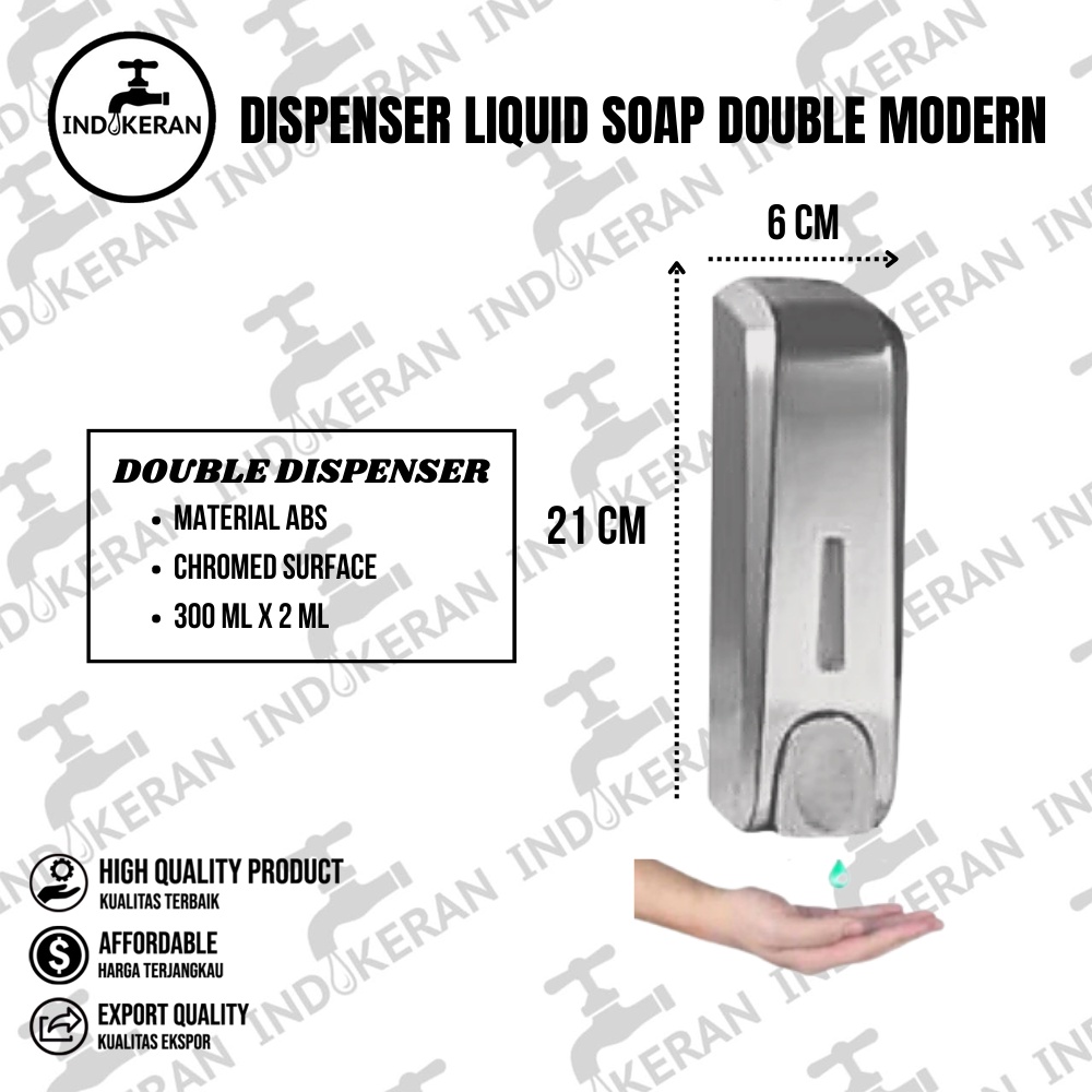 INDOKERAN - Dispenser Soap Liquid Double Modern