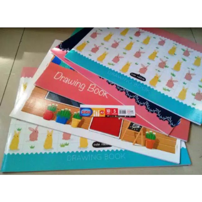 

DISKON SHOPEE/ DISKON CERIA/ buku gambar A3/pack isi 5 pcs