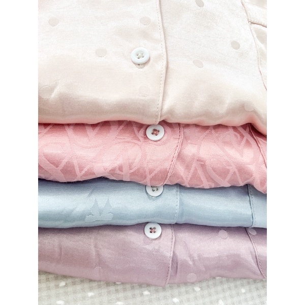 BAJU TIDUR - SALE SILK SATIN PAJAMAS ONE SET