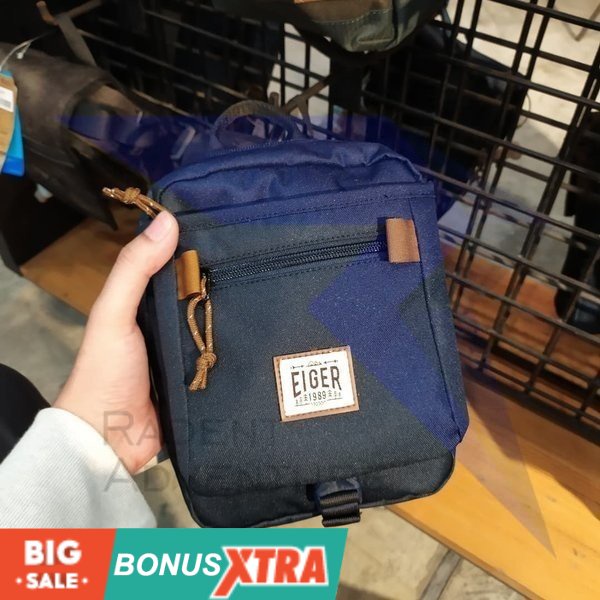 Tas Selempang EIGER1989 Portege Vertical Pouch Bag 91000 5883 Navy Original MURAH KEREN AWET