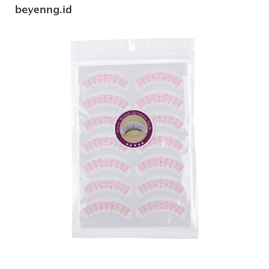 Beyen 35pasang Mengukur Latihan Ekstensi Bulu Mata Tips Posisi Mata Stiker ID