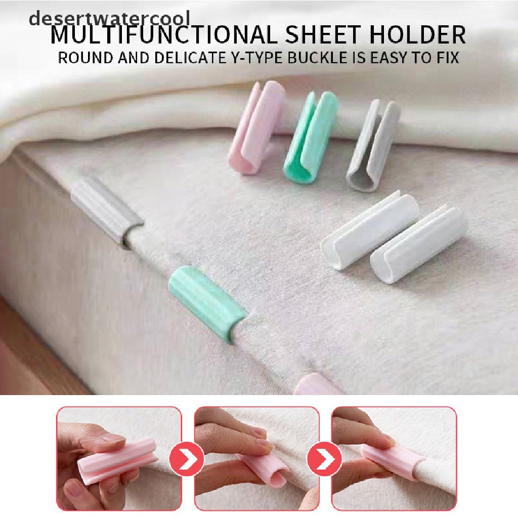 Deid 24pcs Klip BedSheet Anti Slip Penjepit Selimut Bed Grippers Pengencang Kasur Martijn