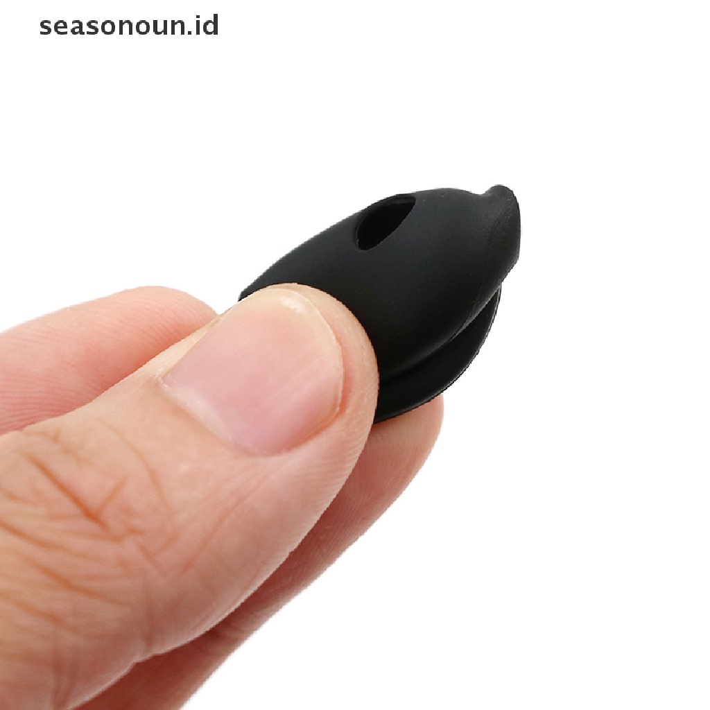 Seasonoun 5pasang Penutup earphone Gantung Silikon Olahraga in-ear sleeve  .