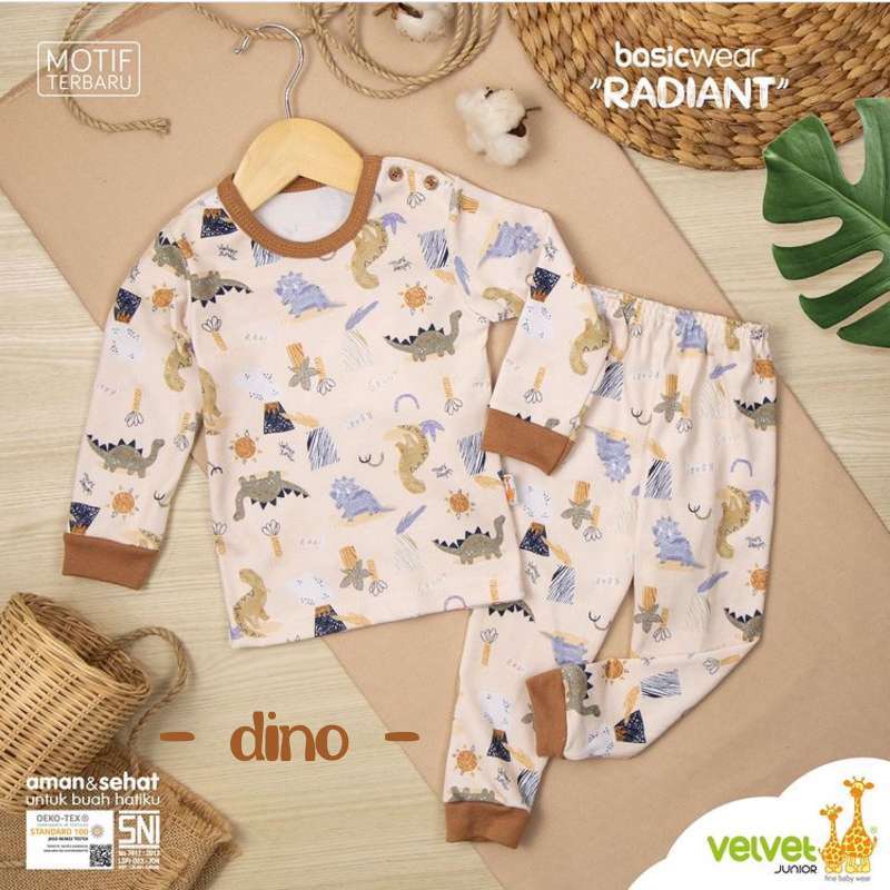 Piyama Premium Velvet Junior Anak dan Bayi Piyama Anak Baju anak set baju dan celana baju tidur anak Velvet Junior