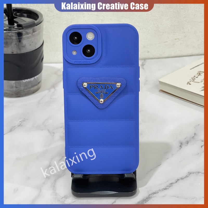 Casing Prada iPhone Ponsel Lembut Berbentuk Untuk Iphone14 Pro Max13 Pro 12 11 ProMax Xs Max Xr X Xs 7Plus 8Plus Casing Down Bentuk Jaket Back Cover