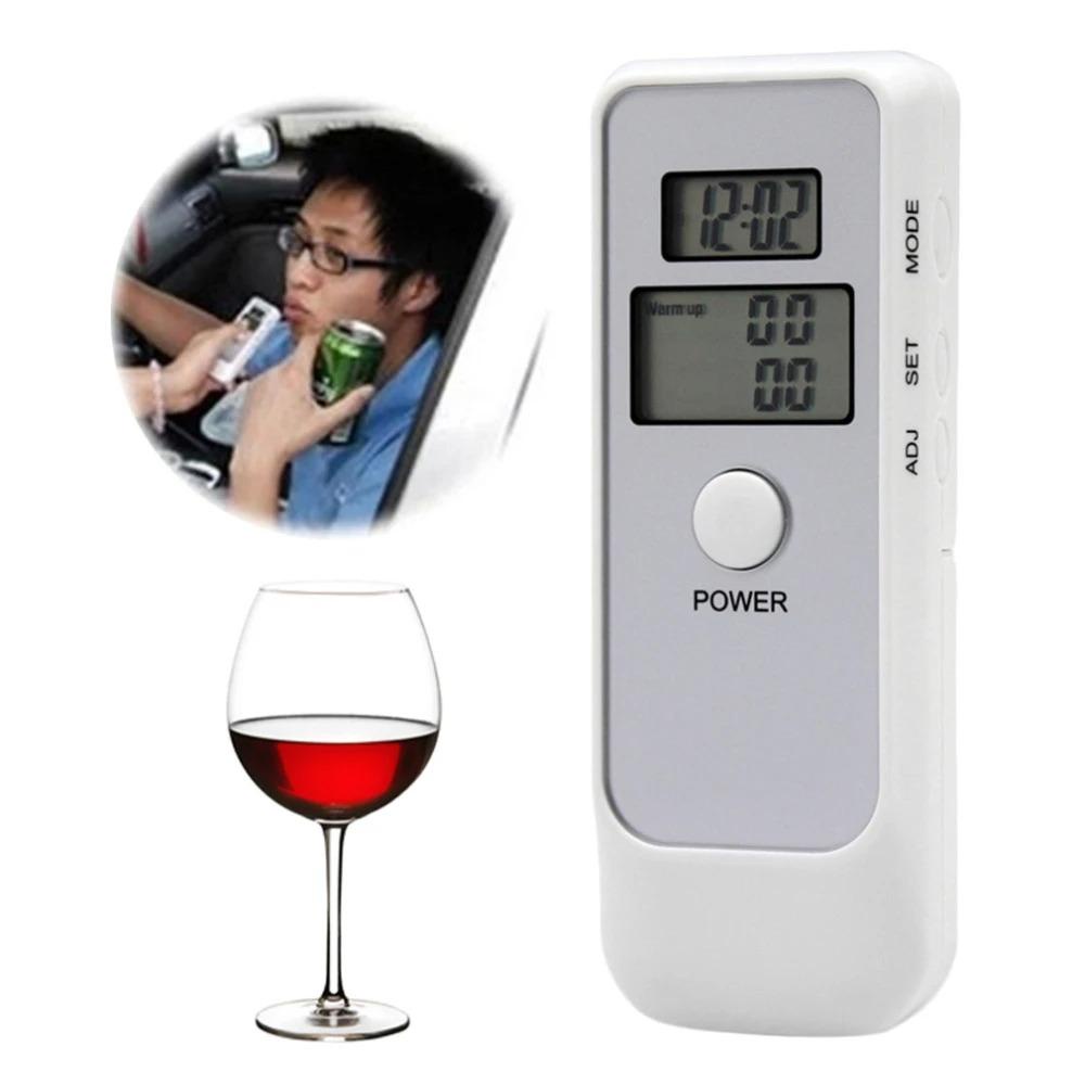 POPULAR Breathalyzer Mini Dual LCD Display Digital Alkohol Analyzer