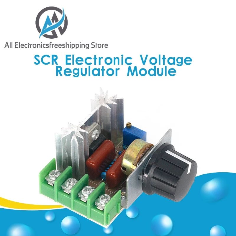 DIMER 220V RPM MOTOR REGULATOR 2000W WATT SCR DIMMER PENGATUR KECEPATAN PUTARAN GERINDA KIPAS