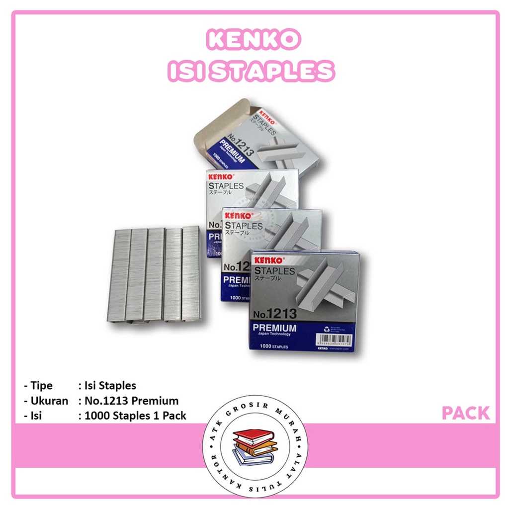 

KENKO - Isi Staples Premium No.1213 - Pack
