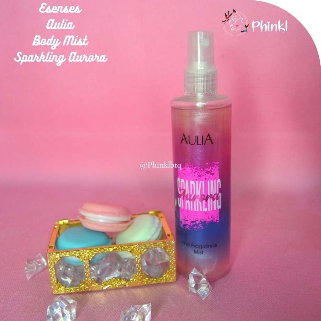 `ღ´ PHINKL `ღ´ [ESENSES]  ESENSES aulia body mist sparkling glitter bling bling wangi