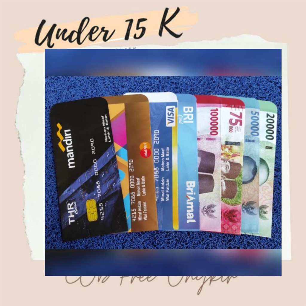 

Amplop Lebaran Panjang 1 pack isi 10 pcs – AC 97 – Tempat Uang Angpou Pelengkap Bingkisan Kartu Ucapan Idul Fitri Custom Karakter Unik Kartu ATM Credit Card Bank dan Gambar Kartun Lucu Murah Anak UNDER 15 K