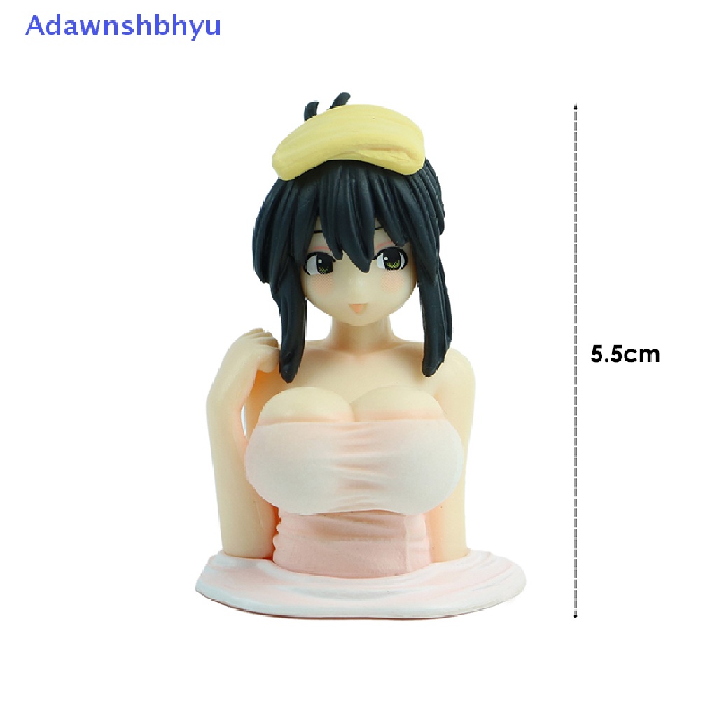 Adhyu 5.5cm Anime Car Desktop Decor Doll Chest Shaking Kanako Figure Model Toys Gifts ID