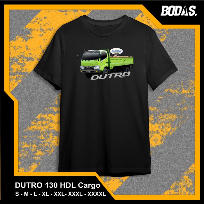 KAOS HITAM OTOMOTIF MOBIL HINO DUTRO 300