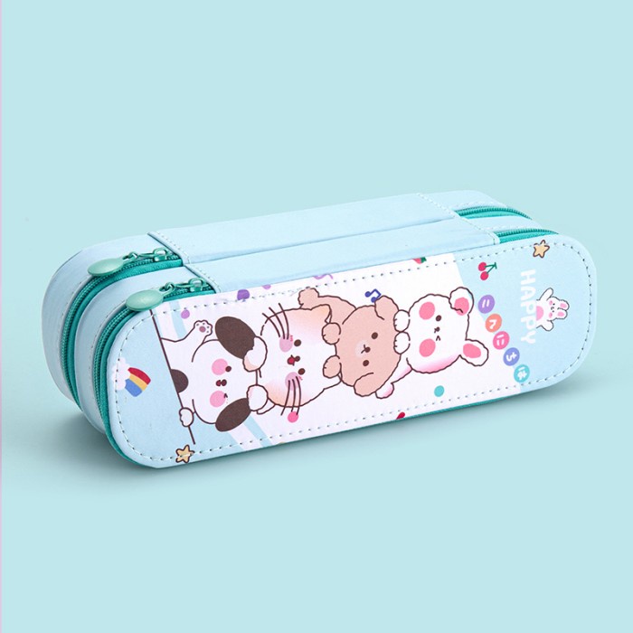 

KOTAK PENSIL 2 SUSUN MOTIF LUCU / TEMPAT PULPEN 2 SUSUN - Biru