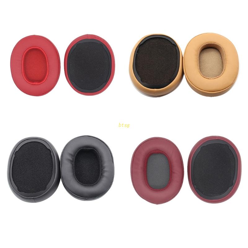 Bt Leather Ear Cushion Spons Bantalan Telinga Untuk Penghancur3Set Earmuffs Memory Foam Cover Kulit Protein Spare Part