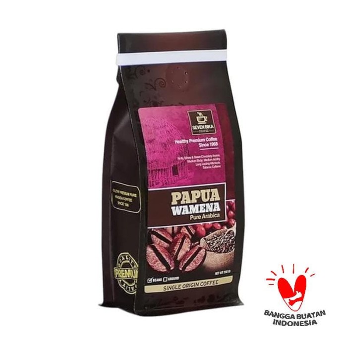 

Seven Bika Coffee Papua Wamena Pure Arabika Bubuk Kopi [Bag/ 200 g]