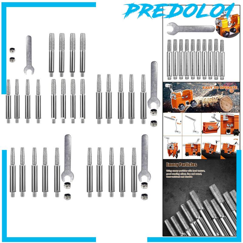 [Predolo1] Burr Bit Set Kekerasan 6mm Shank Untuk Perhiasan DIY Batu Ukir