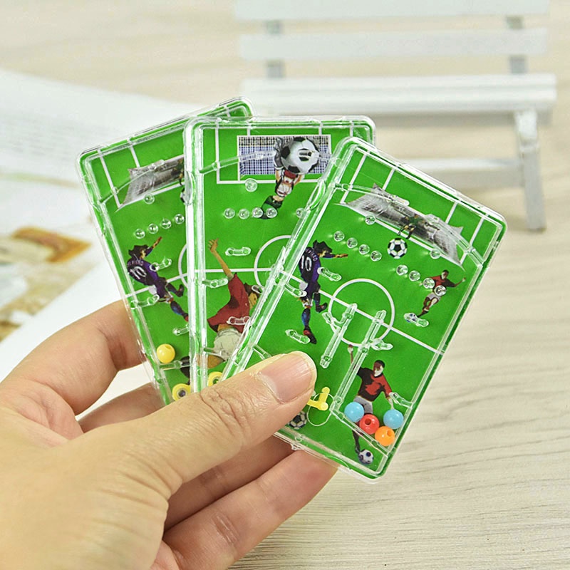 10 Pcs Menarik Football Maze Game Anak Laki-Laki Perempuan Tema Sepak Bola Jari Mainan Portable Mainan Kecil Pesta Ulang Tahun Nikmat Anak Mainan Edukasi Dini