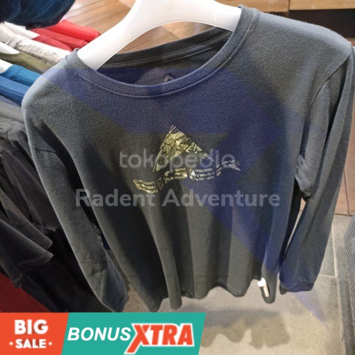 Kaos EIGER1989 CAMOULEAF LS Tshirt 91000 6783 Lengan Panjang  Original AWET KEREN KECE MURAH