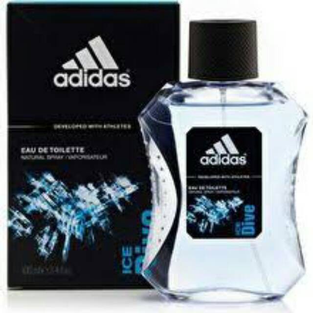 PARFUM COWOK BODY MIST ICE DIVE - ADIDAS Eau de Toillete 100 mL