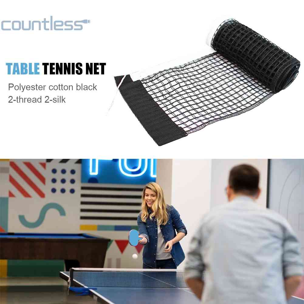 Jaring Ping Pong Standar Profesional Olahraga Tenis Meja Square Nets Mesh [Tanpa Jumlah)