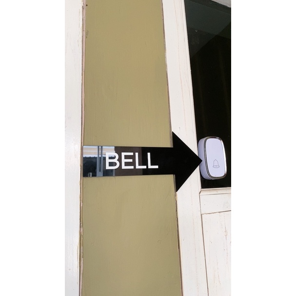 

Sign Bell Acrylic Panah Tanda Arah Papan Sign Board Akrilik Print Signage Label Aklirik Bell