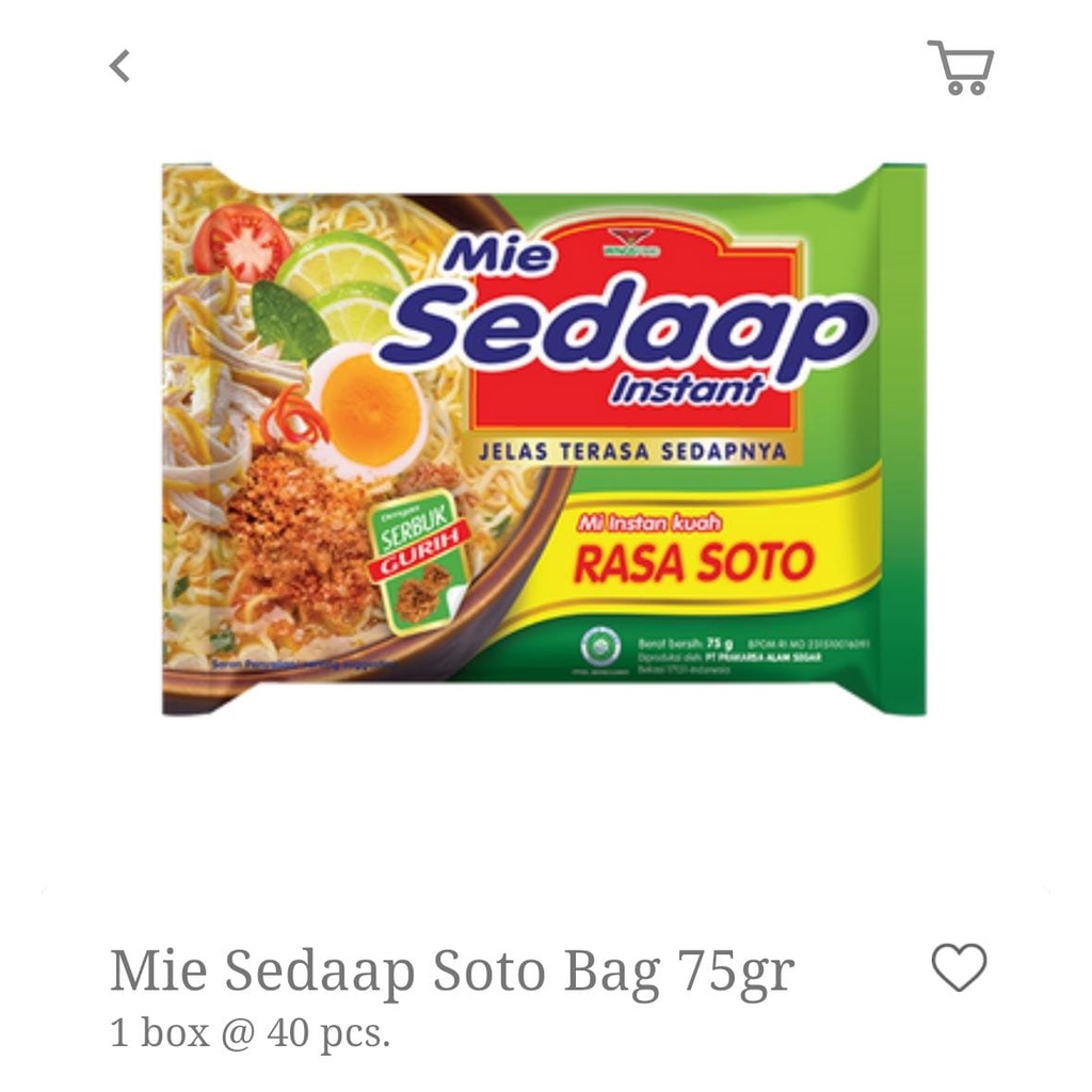 

MIE SEDAAP SOTO