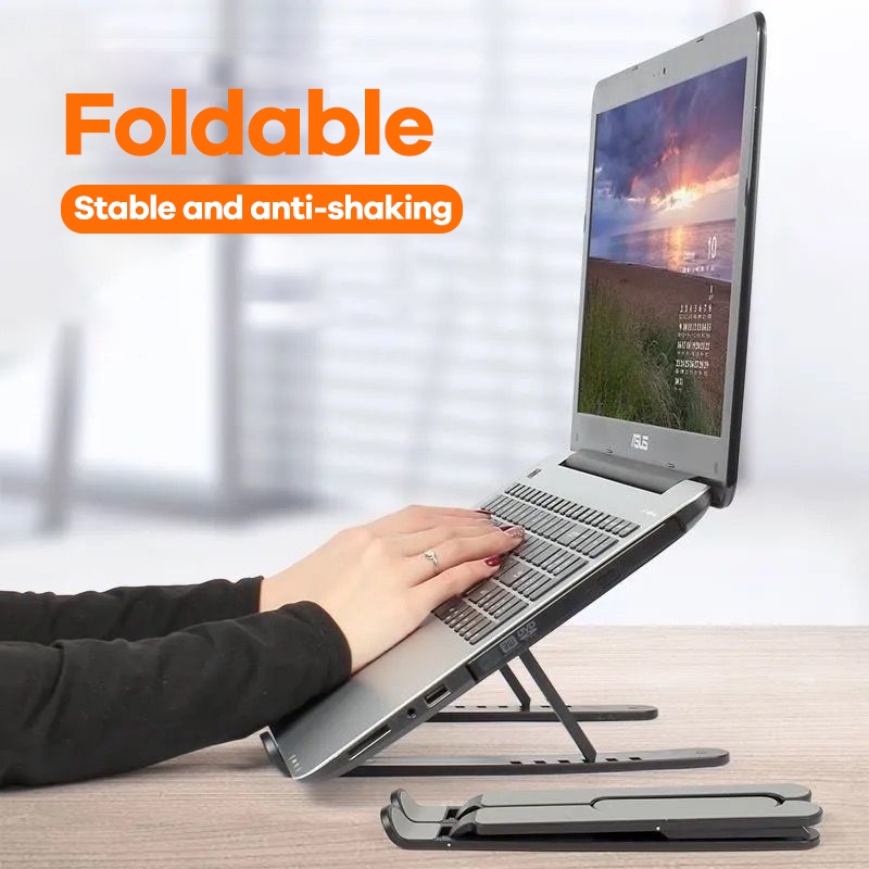 Tablet Stand Laptop Stand Holder Lipat Adjustable Anti Slip Untuk Laptop/Notebook