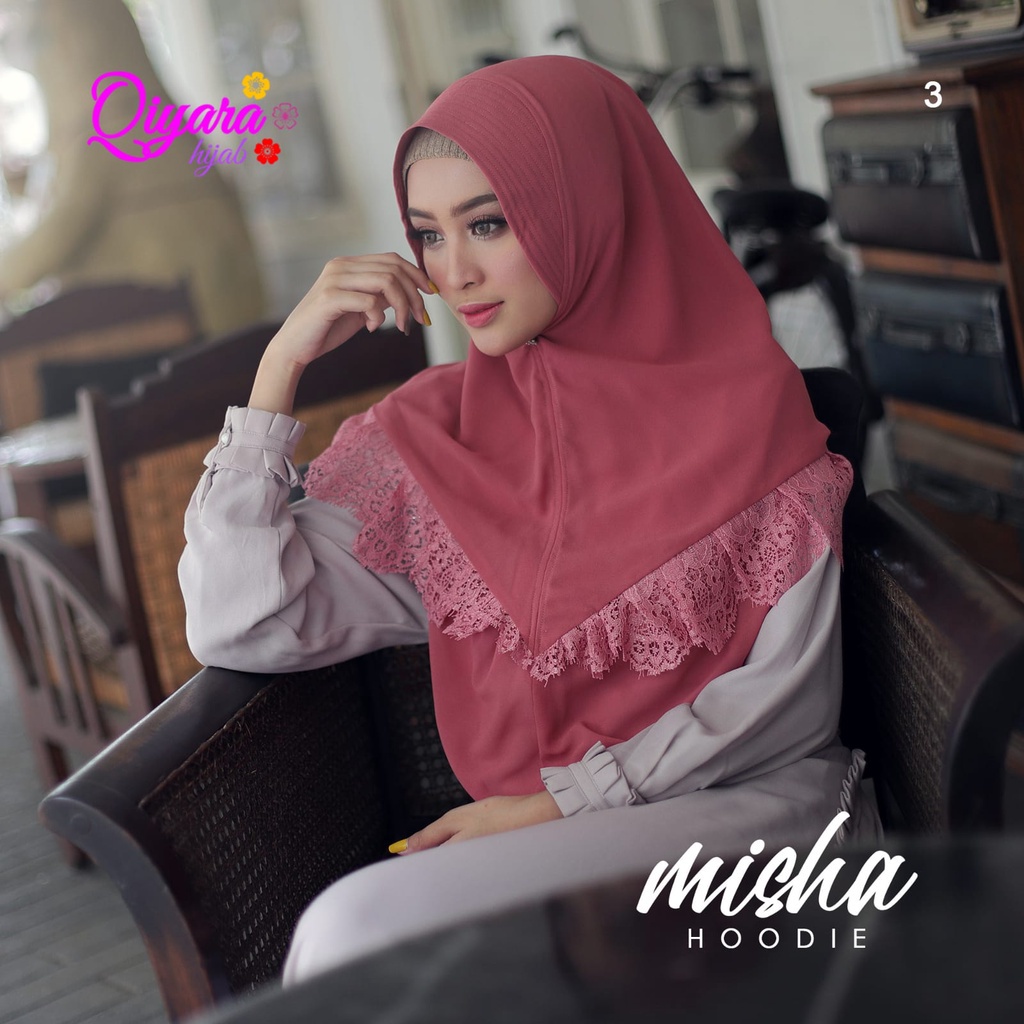 Jilbab Instan Hoodie Misha Ori Qiyara Hijab