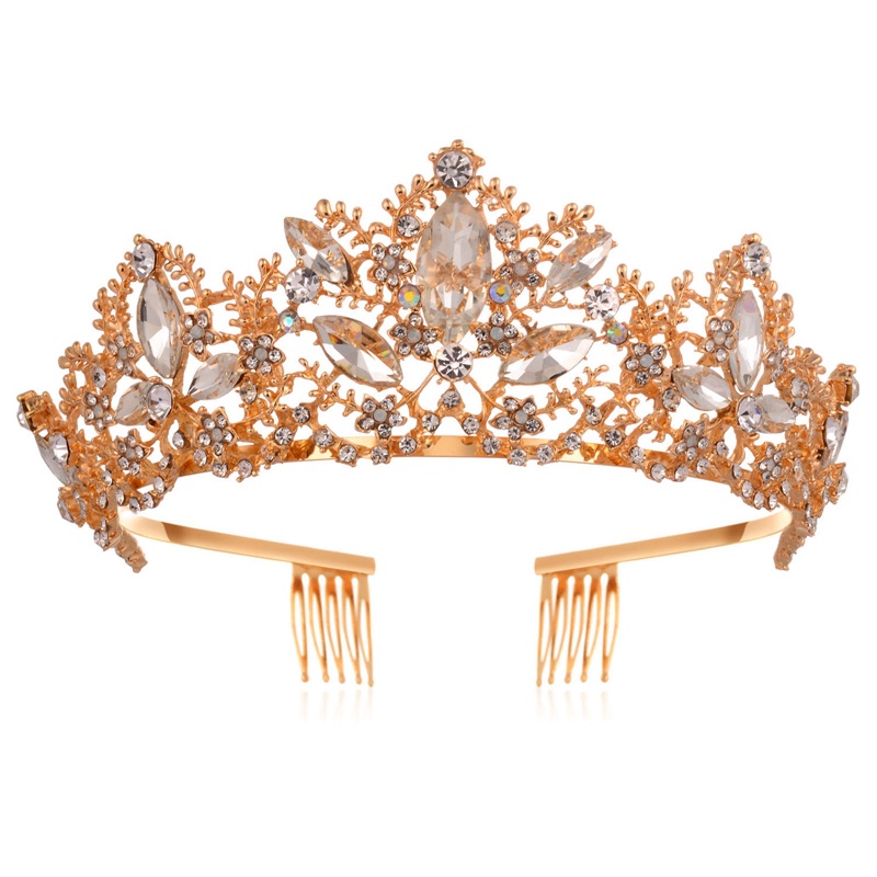 Tiara Pengantin Bling Baru Kristal Birthaday Wedding Crown