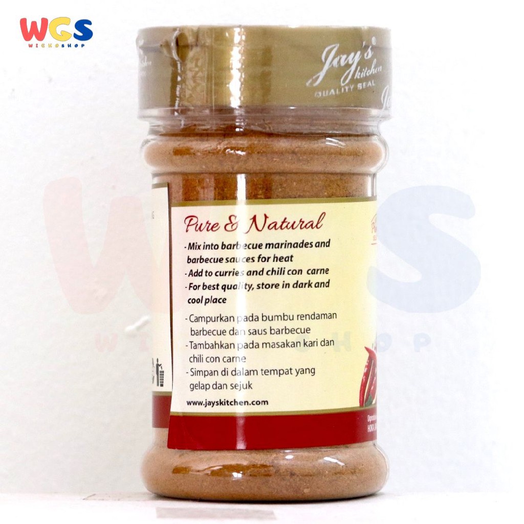 Jay's Kitchen Jays Chilli Powder 65g - Cabe Bubuk Pepper