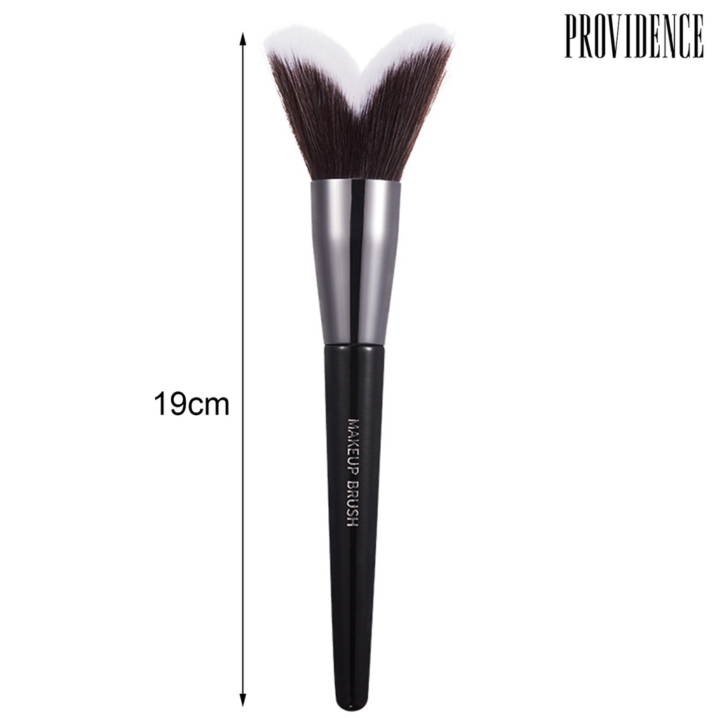 Providence Makeup Brush Bulu Lembut Anti Geser Tidak Makan Bedak Dilengkapi Jawline Besar Bentuk Hati Jawline Contouring Brush Pasokan Salon Kecantikan