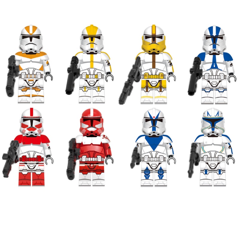 Star Wars Captain Stallion Commander Imperial Stormtrooper Clone Stormtrooper Stormtrooper Stormtrooper Figur Mini Rakitan Blok Bangunan Mainan