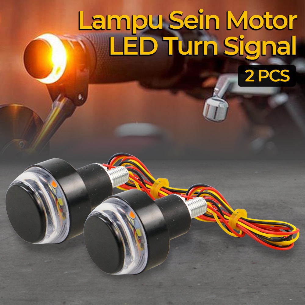 Lampu Sein LED Motor Turn Signal Indicator Blinker 22mm 2 PCS - SL-080